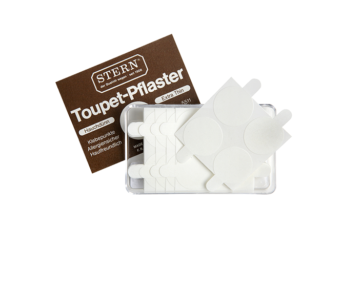 Stern-Toupet-Pflaster-weiss-in-brauner-Umverpackung