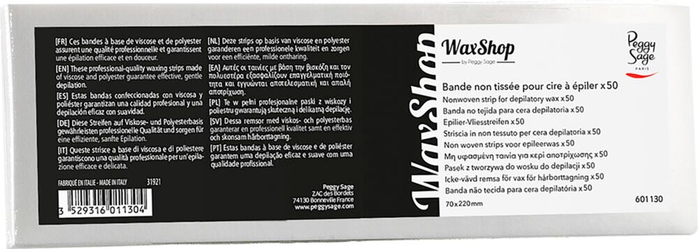 Nonwoven Epilier-Vliesstreifen