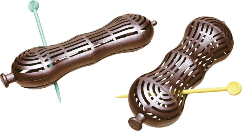 efalock-bepod-beach-wave-set-zwei-rosegold-wicklern-separat-angezeigt-mit zwei- kunststoffnadeln