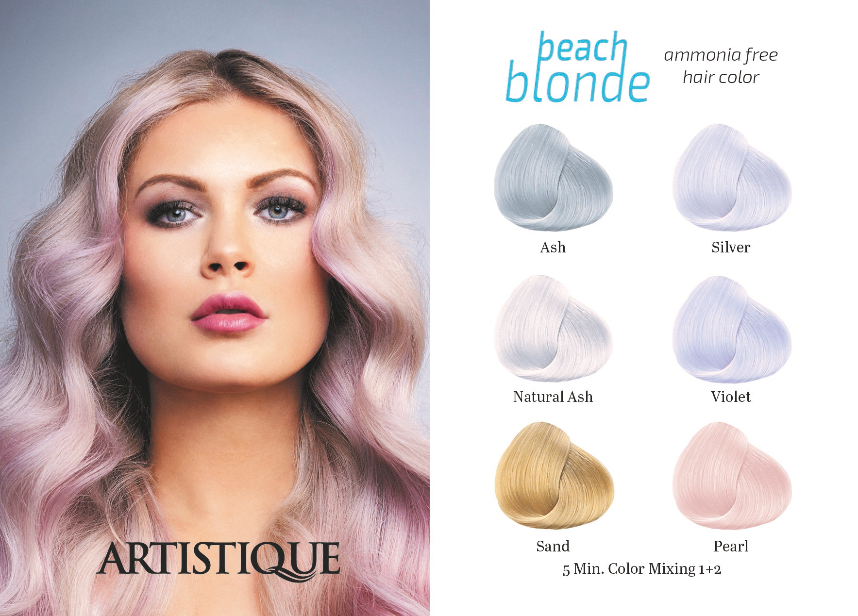 Beach Blonde Farbkarte gedruckt