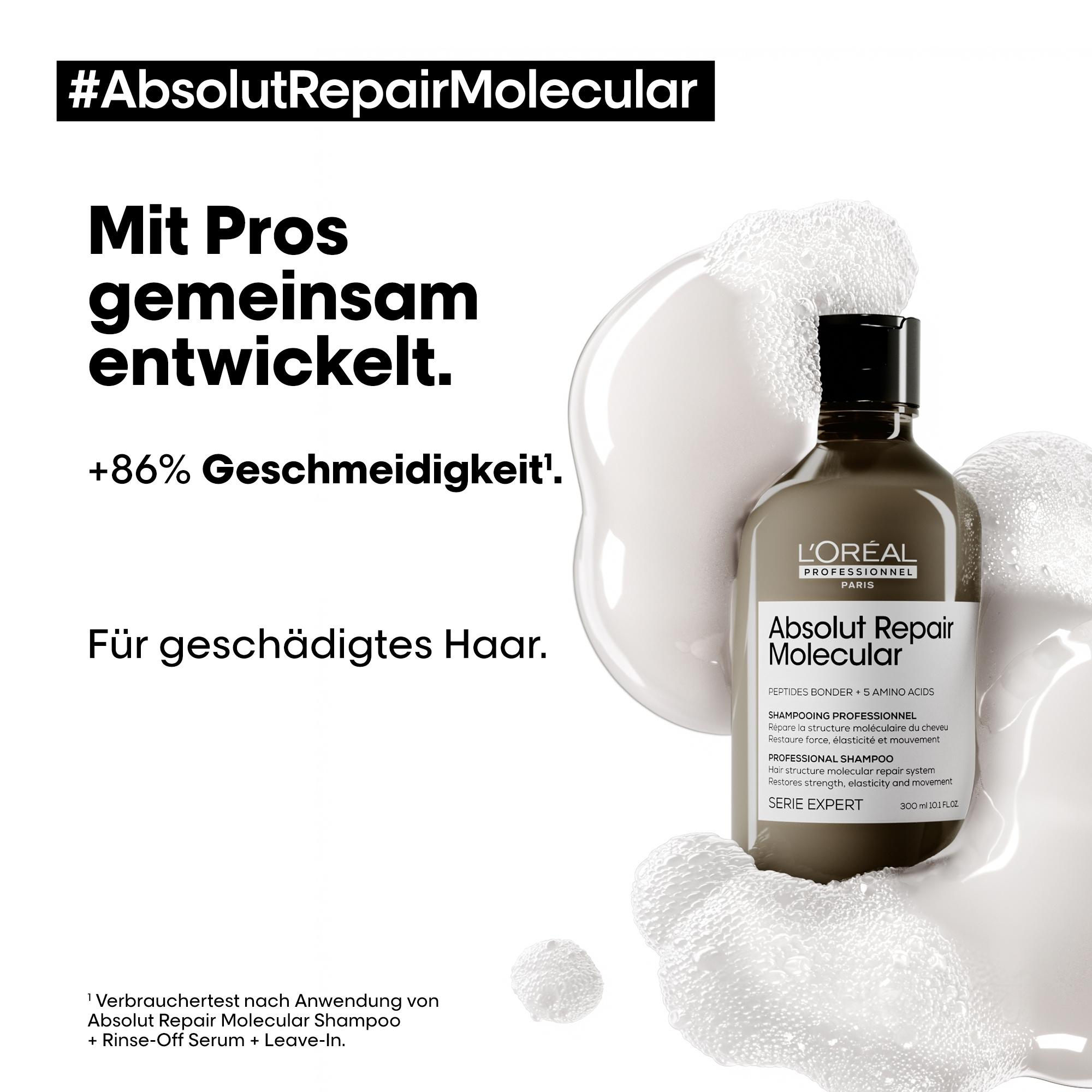 Loreal Absolute Repair Molecular Shampoo für geschädigtes Haar