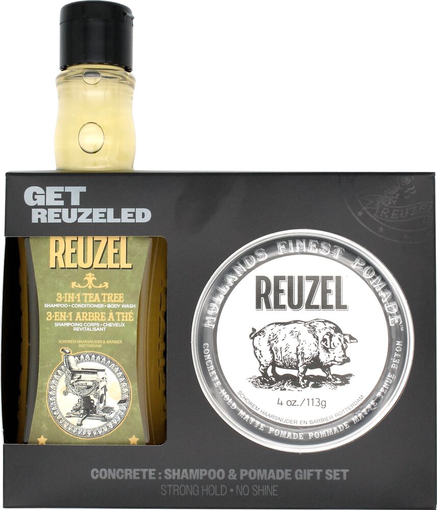 Get Reuzeled Tea Tree Shampoo & Pomade im Set