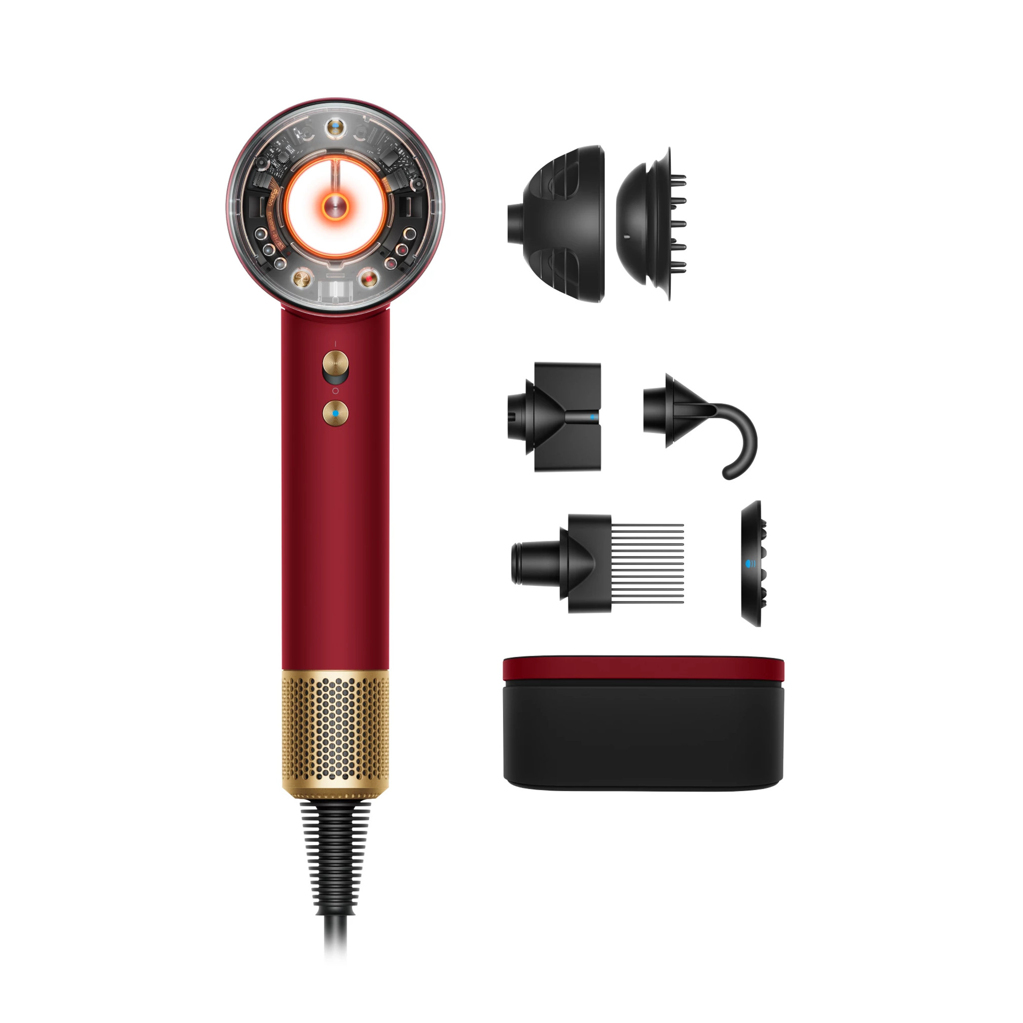 Dyson Supersonic Nural Haartrockner samtrot/gold