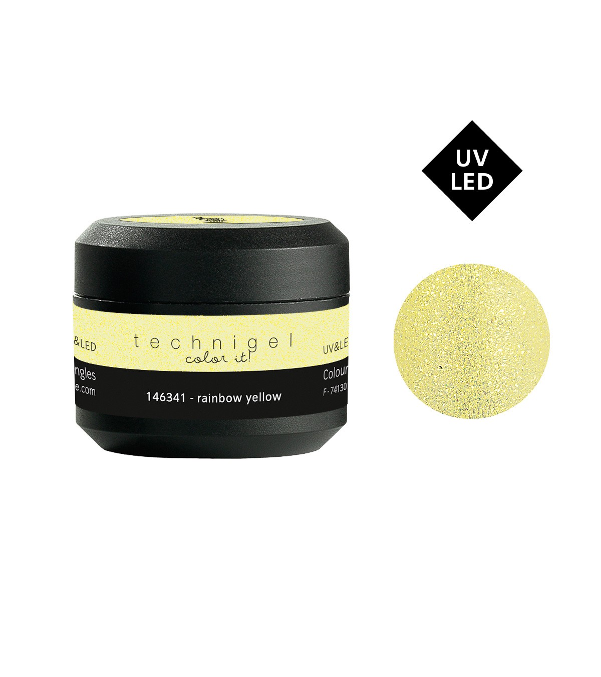 Farbiges UV & LED Gel mit Pailletten / Glitzer 5g