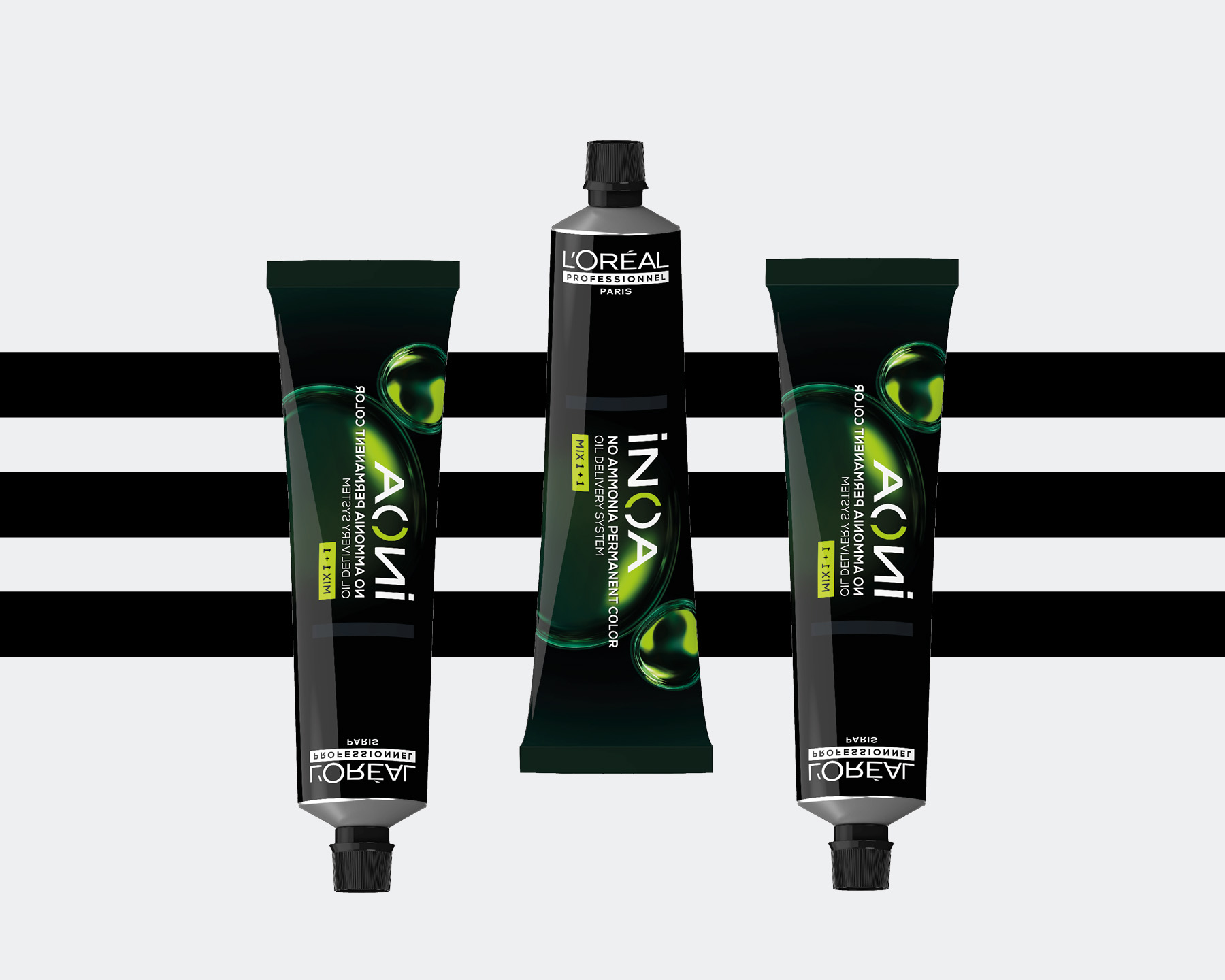 loreal-professionnel-inoa-haarfarbe-tuben-schwarz-mit-gruenen-applikationen