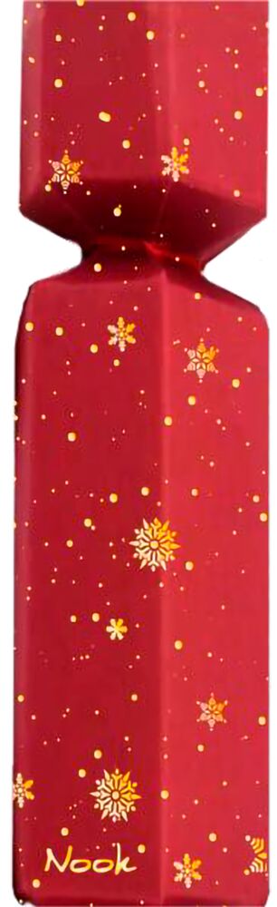 nook-geschenkverpackung-rot-mit-gelben-und-weissen-schneeflocken-weihnachtliches-design