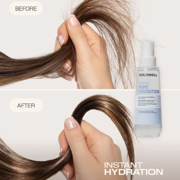 haarspitzen-vorher-und-nachher-mit-goldwell-dualsenses-pure-hydration-5-in-1-spray