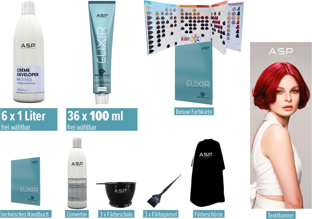 ASP Elixir Haarfarbe im Set ASP Elixir Haarfarbe im Set