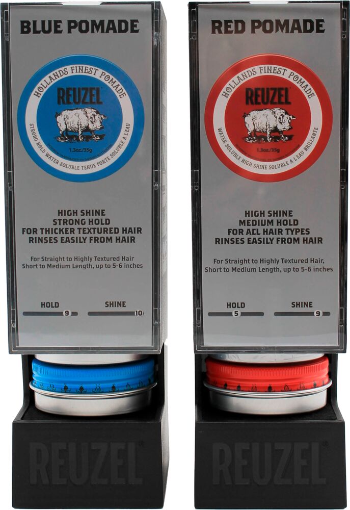 Reuzel Piglet Gravity Feed Display 2er Set (Für 95 g Dosen)