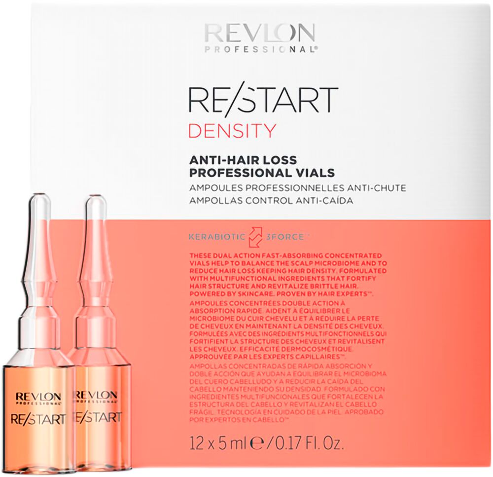revlon-professional-re-start-density-anti-hair-loss-treatment-vials-gegen-haarausfall-12-x-5-ml-durchsichtige-ampullen-mit-orange-farbender-fluessikgeit