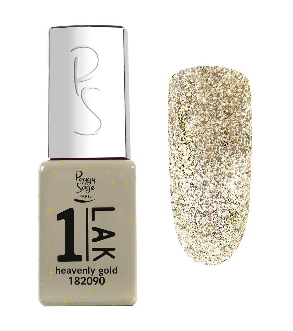 Peggy Sage 1-LAK 3 in 1 Gel Polish glitzernd 5ml