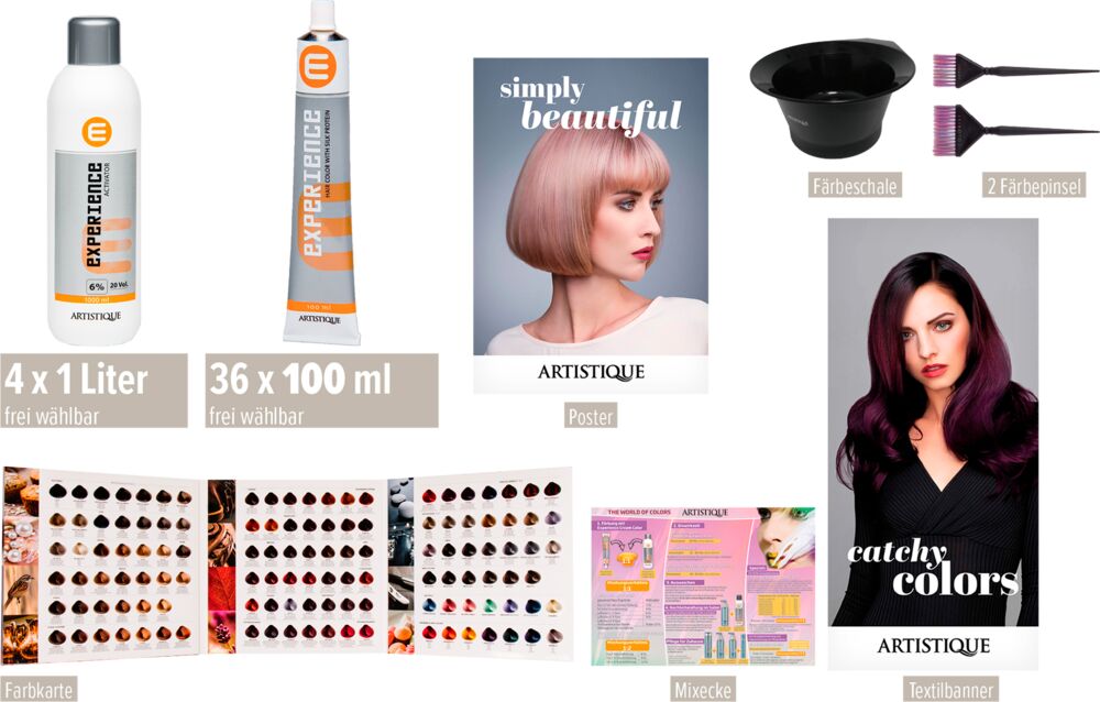 Artistique Experience Haarfarbe im Set Artistique Experience Haarfarbe im Set
