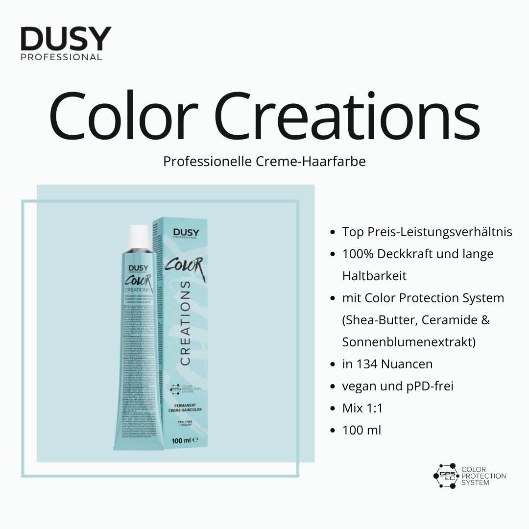 Dusy Color Creations Haarfarbe 100 ml (vegan & pPD-frei)