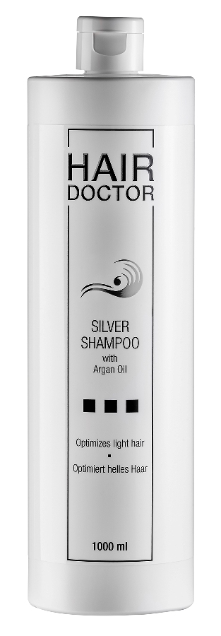 Hair Doctor Silver Shampoo 1L + Pumpe