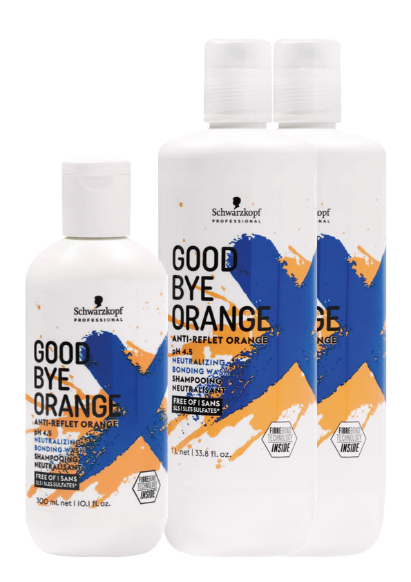 Goodbye Orange Shampoo 2x 1L+300ml Sh.