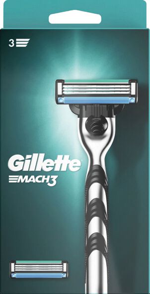 Gillette Mach 3 Rasierer inkl. 2 Klingen