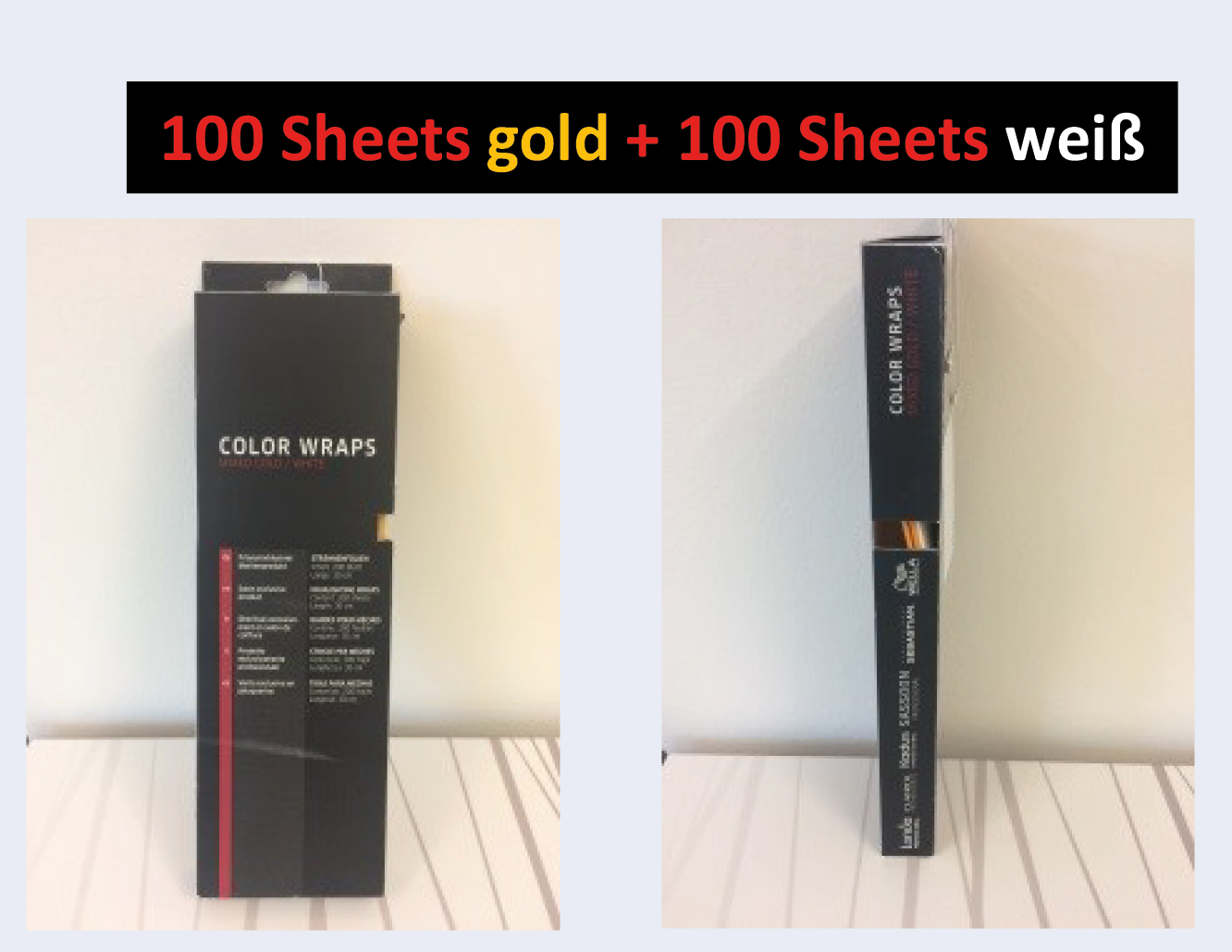Wella Color Wraps gold+weiß P200