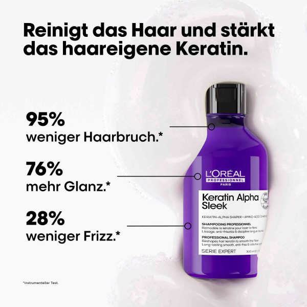 Loreal Serie Expert Keratin Alpha Sleek Shampoo (Haarglättung)