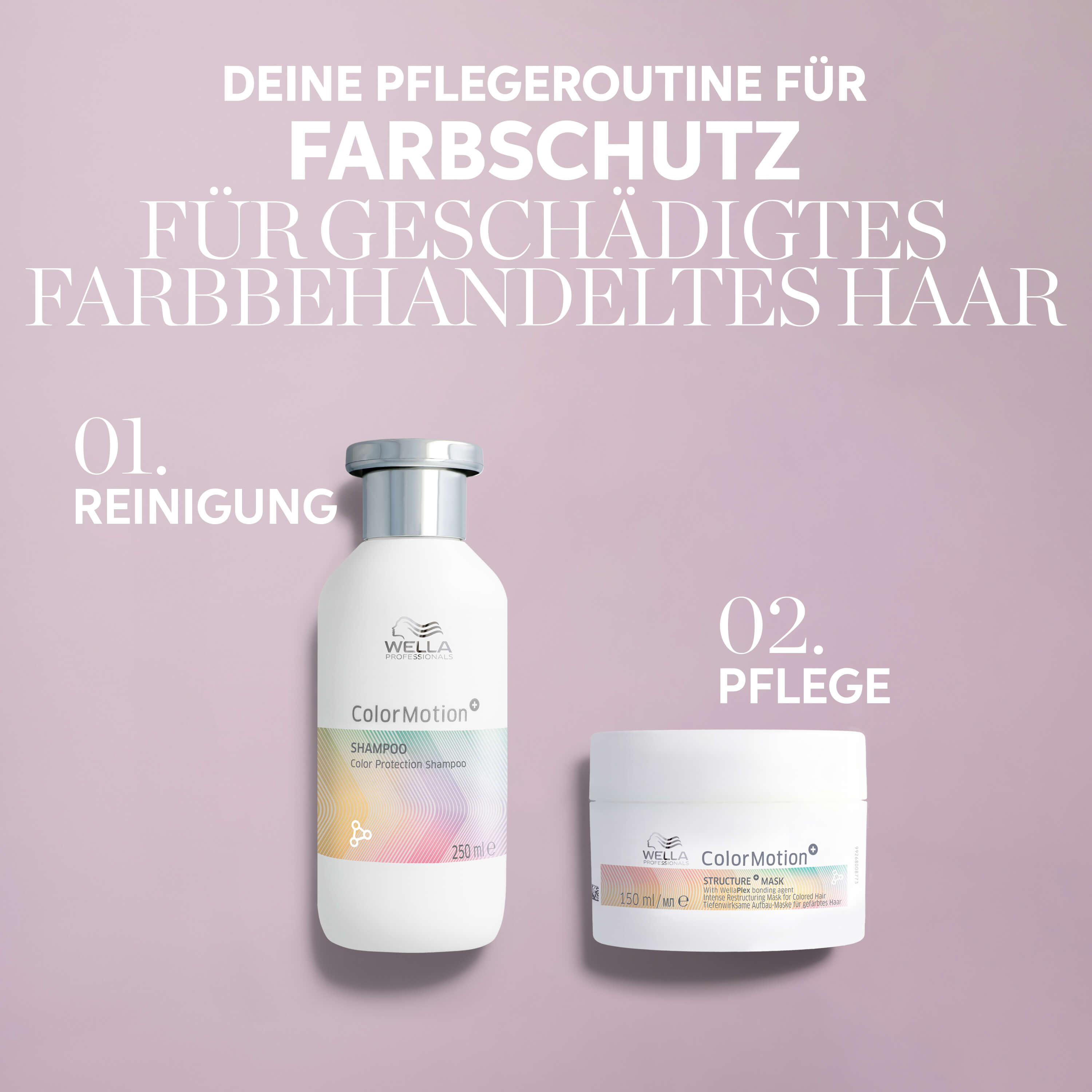 Wella ColorMotion+ Farbschutz-Haarmaske 
