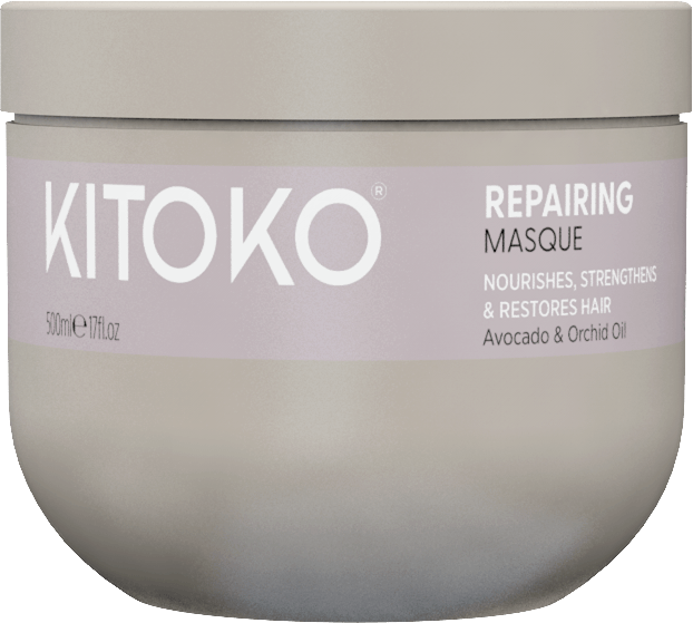 asp-dose-kitoko-repairing-maske-500-ml-mit-heller-verpackung-und-hinweis-auf-avocado-und-orchideen-oel-fuer-haarpflege