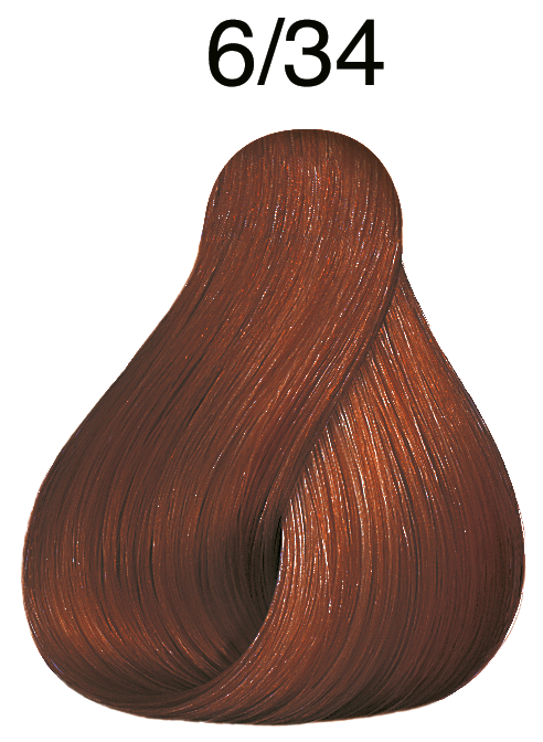 6/34 dunkelblond gold rot
