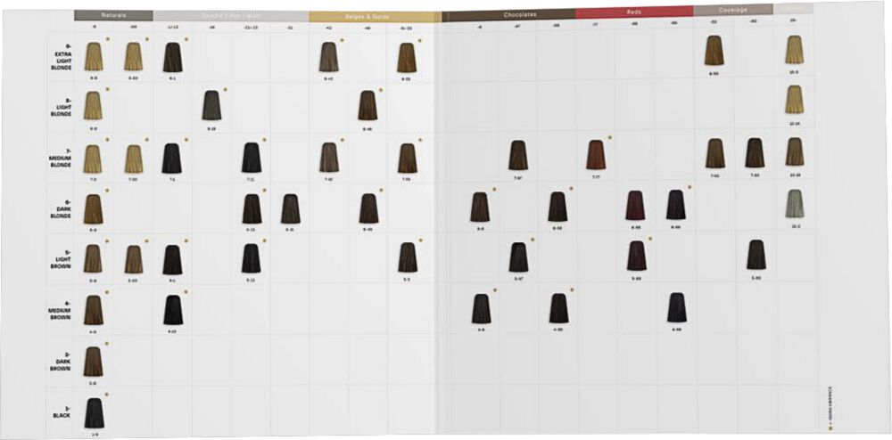 Schwarzkopf Igora Zero Amm Farbkarte  Schwarzkopf Igora Zero Amm Farbkarte