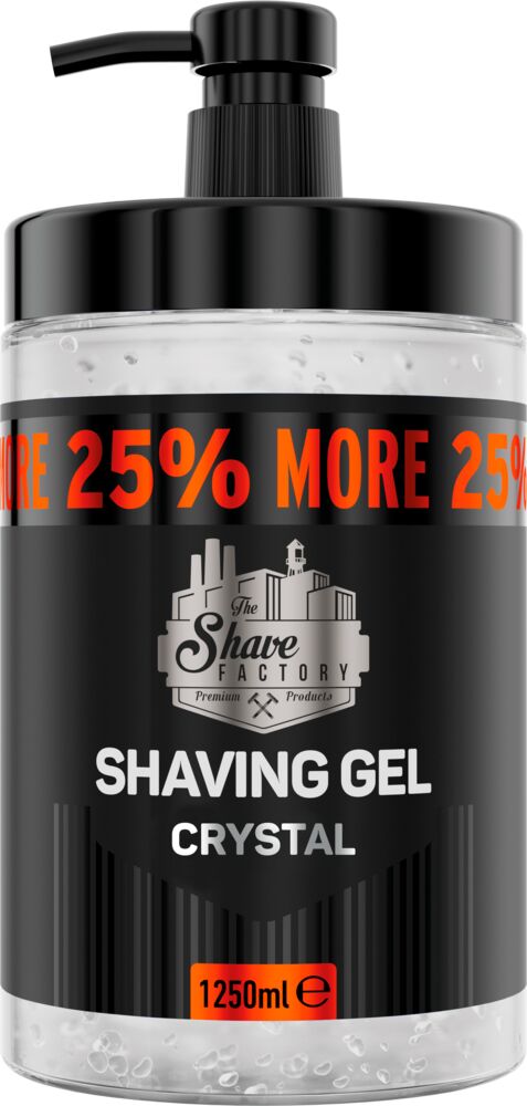 the_shave_factory_shaving_gel_rasiergel_crystal_1250_ml_stopperka the_shave_factory_shaving_gel_rasiergel_crystal_1250_ml_stopperka