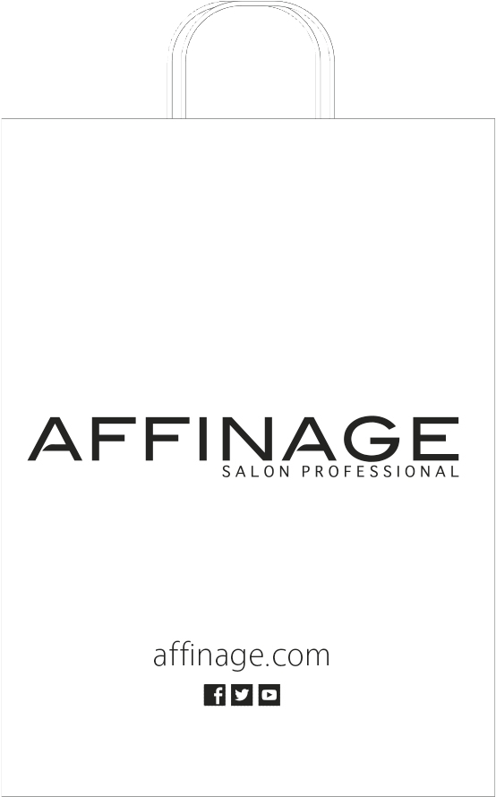 Affinage Carrier Bag White Paper