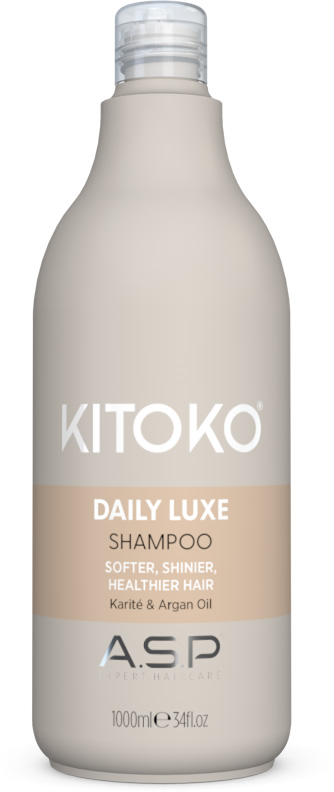 kitoko-daily-luxe-shampoo-1000ml-in-grosser-beiger-flasche-mit-klarem-deckel-fuer-alle-haartypen