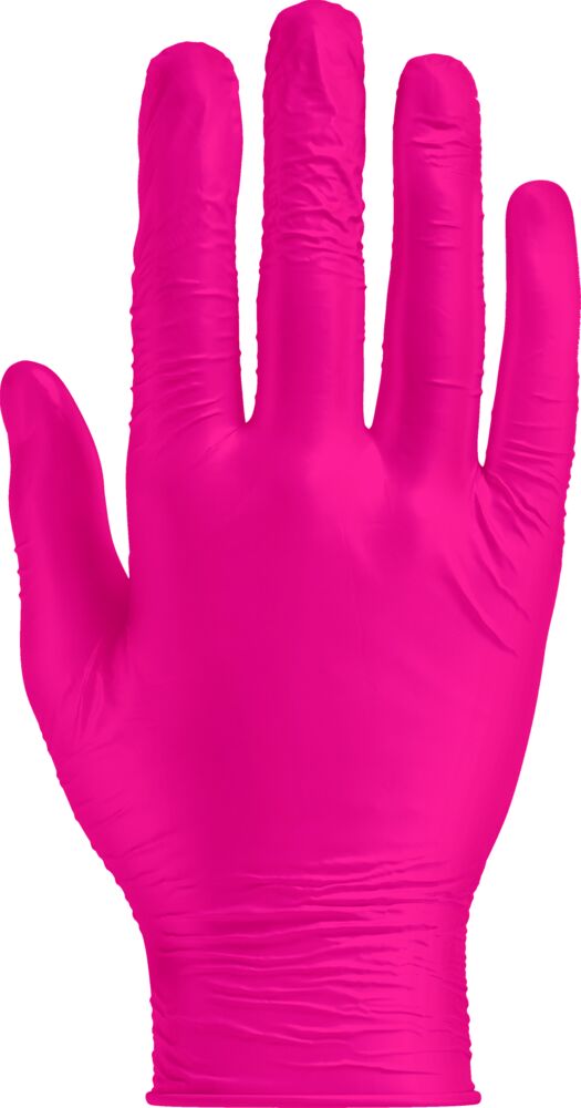 Nitril-Handschuhe in PINK 100 Stück (puderfrei)