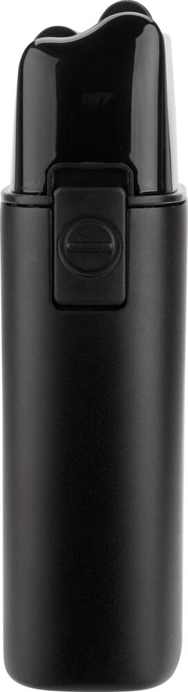 efalock-shave-star-folienrasierer-schwarz-mit-digitaler-batteriestandsanzeige-und-aufgedrucktem-power-left-prozentwert-seitlicher-ansicht