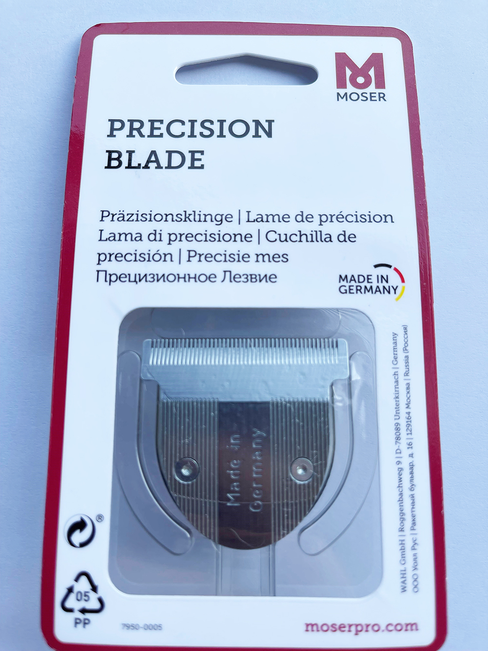 Moser Schneidesatz T-Blade