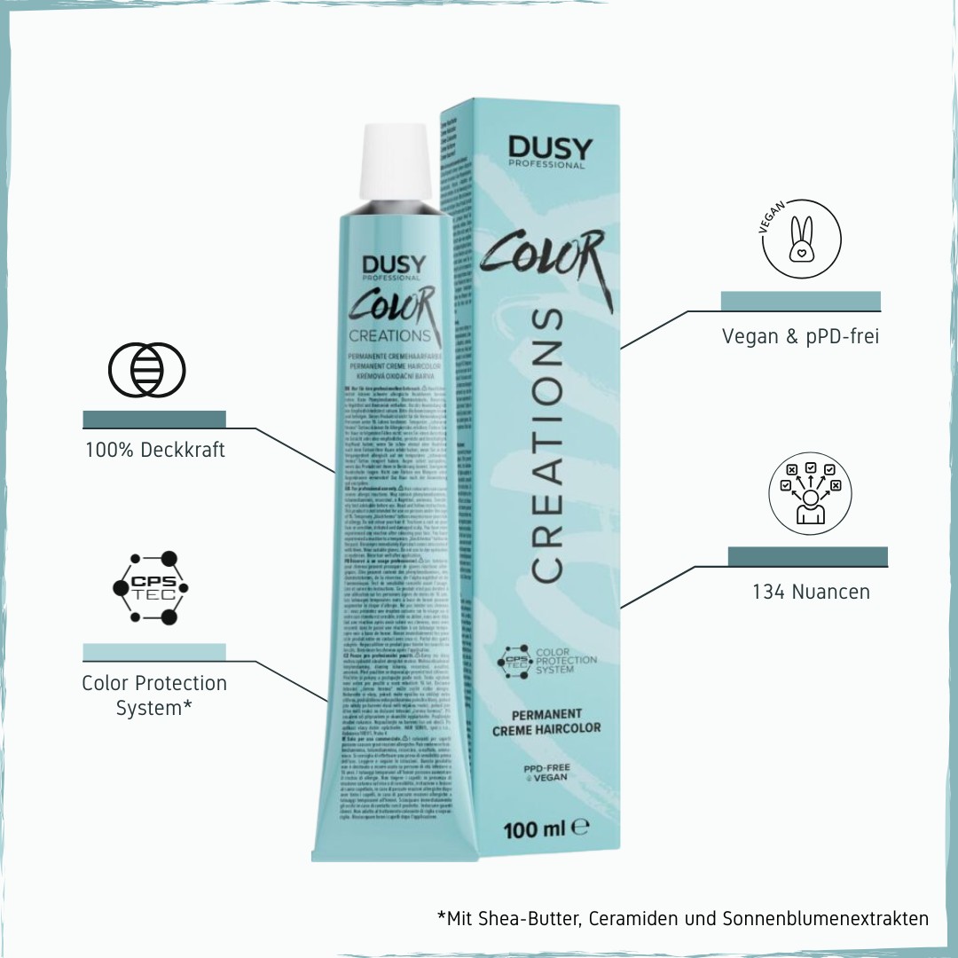 Dusy Color Creations Haarfarbe 100 ml (vegan & pPD-frei)