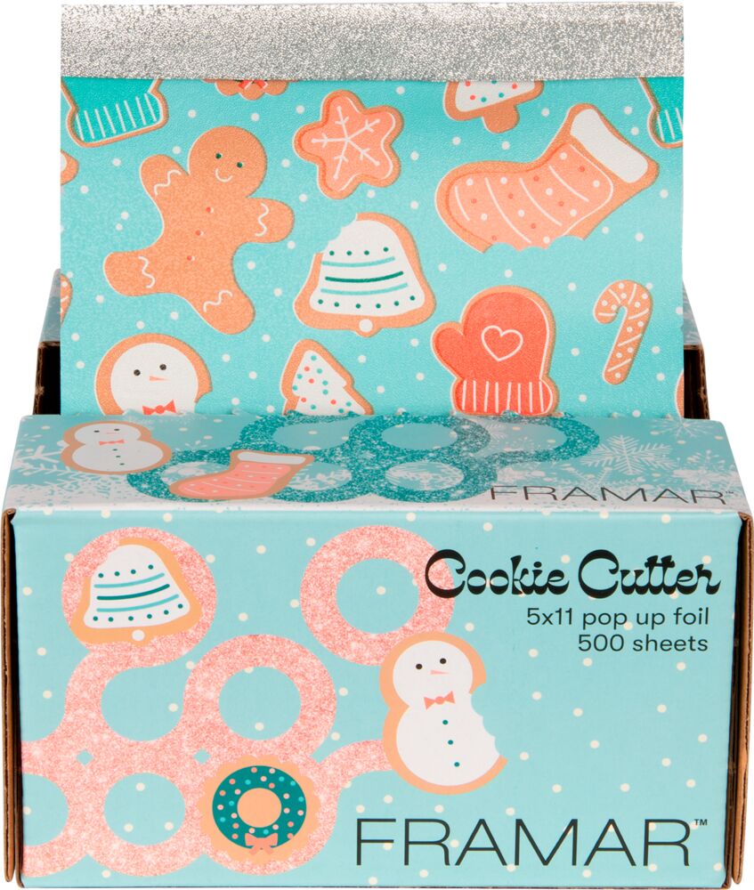 framar-cookie-cutter-pop-up-folie-500-blatt-straehnenfolie-in-weihnachtsdesign-mit-schneemann-und-plaetzchenmotiven