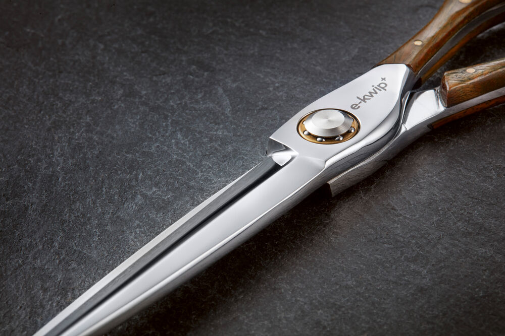 e-kwip Nature Friseurschere mit Holzgriff  e-kwip Nature Friseurschere mit Holzgriff