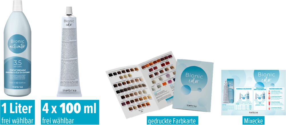 Inebrya Bionic Haarfarbe ohne Ammoniak SETS Inebrya Bionic Haarfarbe ohne Ammoniak SETS