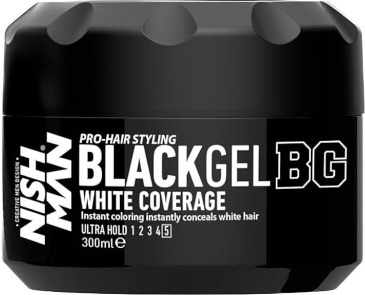 Nishman Black Gel White Coverage 300ml Nishman Black Gel White Coverage 300ml