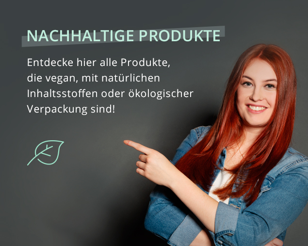 Hinweis auf unsere Nachhaltigen Produkte