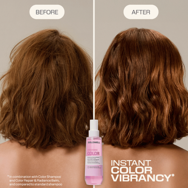 vorher-nachher-ergebnis-mit-goldwell-dualsenses-color-brilliance-serum-spray-bei-braunem-haar