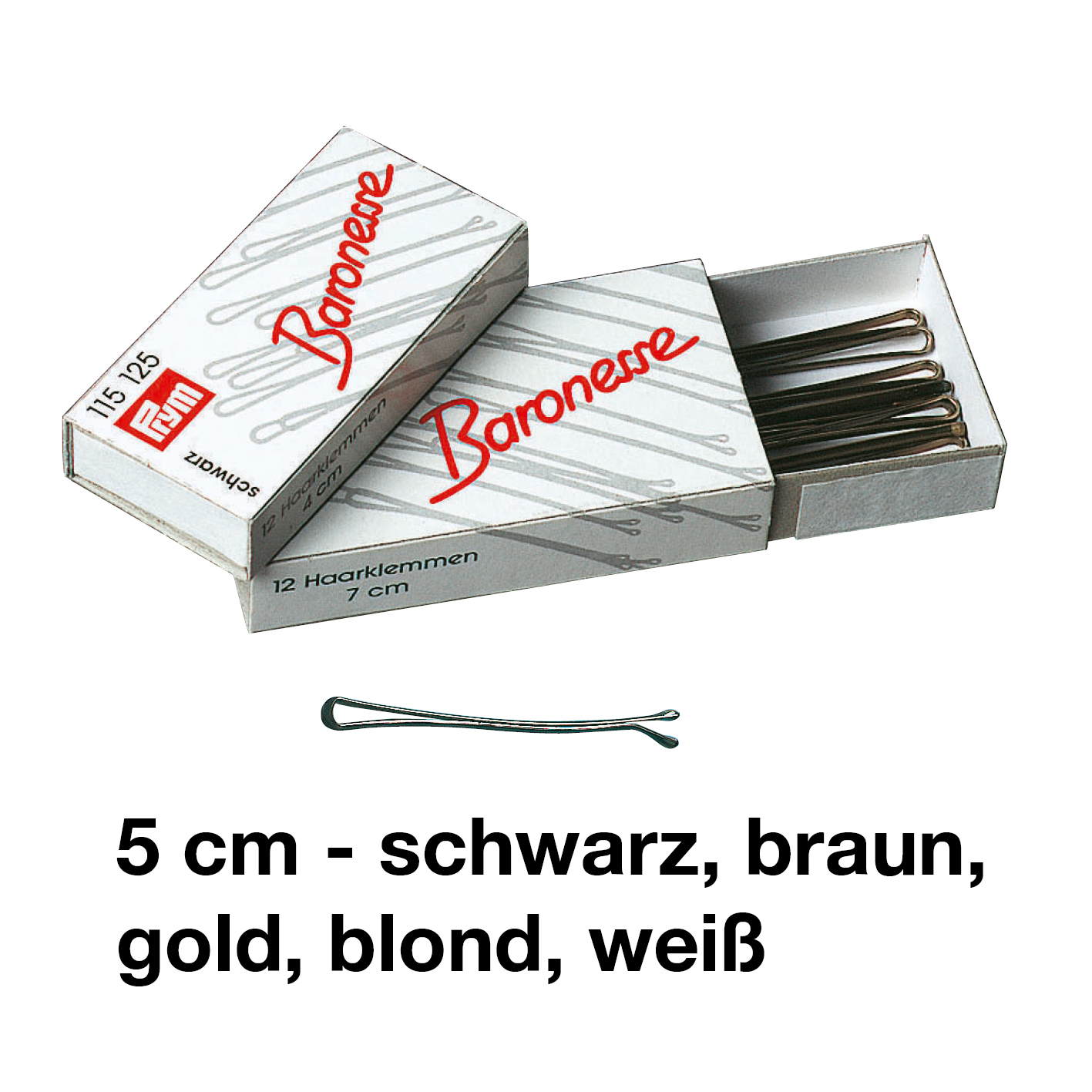 Baronesse Haarklemmem - 5 cm
