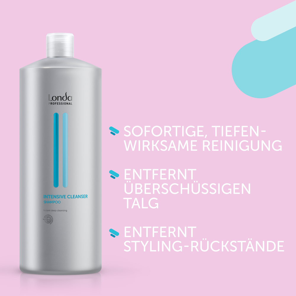 londa-intensive-cleanser-shampoo-vorteile-1000ml-silberne-flasche-mit-blauem-text-tiefenreinigungsshampoo