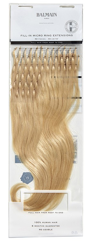 Fill-in Micro Ring Extensions 40cm / 50 Stück