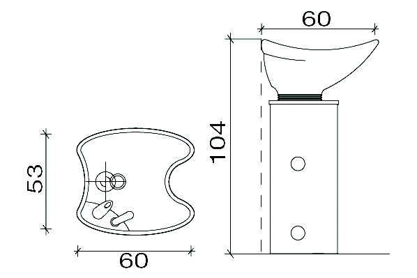 Waschsäule Column