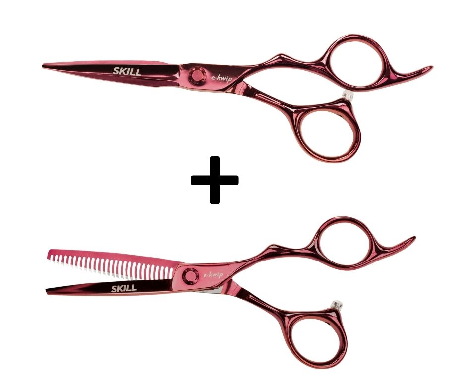e-kwip-skill-scheren-set-mit-5-5-zoll-friseurschere-und-5-5-zoll-modellierschere-produktbild