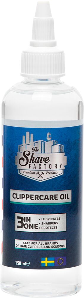 The Shave Factory Clippercare Oil 150ml (Zum Schmieren von Schermessern) The Shave Factory Clippercare Oil 150ml (Zum Schmieren von Schermessern)