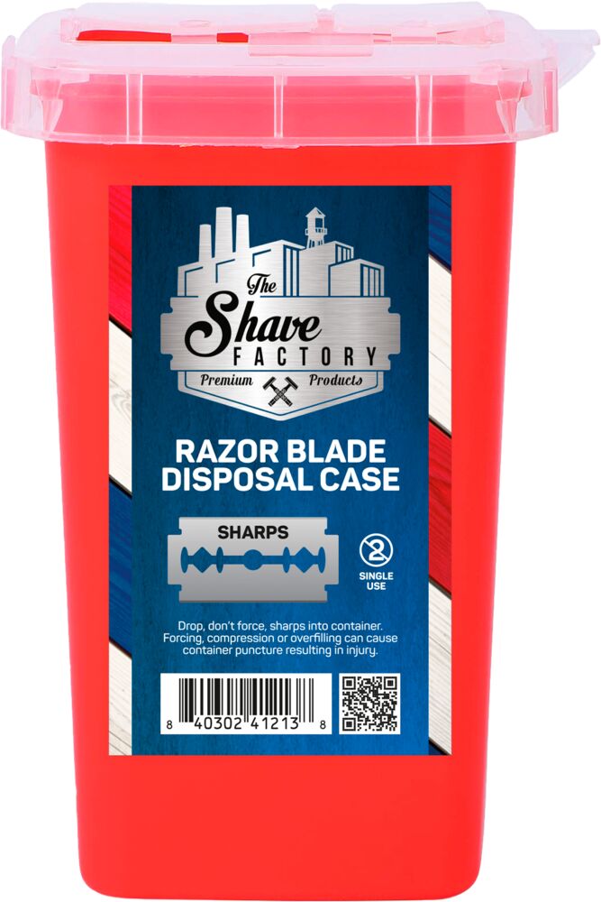The Shave Factory Blade Disposal Case (für benutzte Rasierklingen) The Shave Factory Blade Disposal Case (für benutzte Rasierklingen)