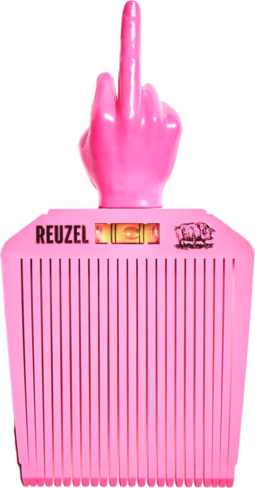 Reuzel Flat Top Comb (rosa Flattopper mit Wasserwaage)