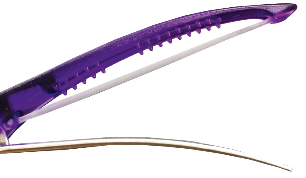 efalock-techno-clip-abteilklammern-6-stueck-11-cm-lang-lila-geoeffnet