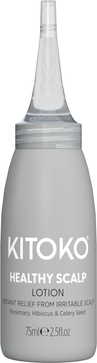 kitoko-healthy-scalp-lotion-in-schlanker-grauer-flasche-mit-duennem-applikator-fuer-empfindliche-und-gereizte-kopfhaut