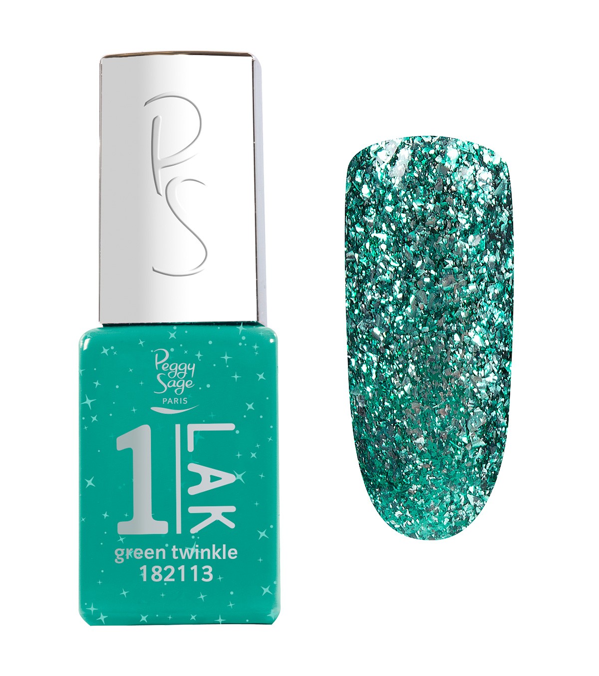 Peggy Sage 1-LAK 3 in 1 Gel Polish glitzernd 5ml